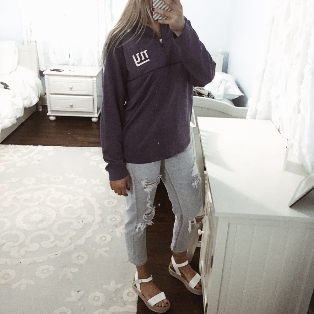 ny giants quarter zip